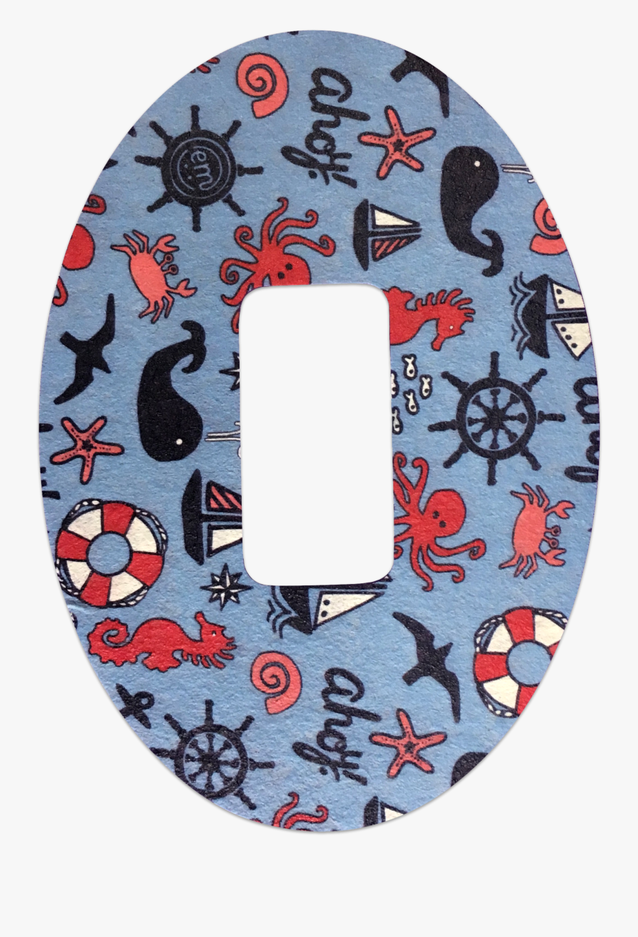 Expressionmed Nautical Dexcom G5 Tape"
 Class="lazyload - Circle, Transparent Clipart