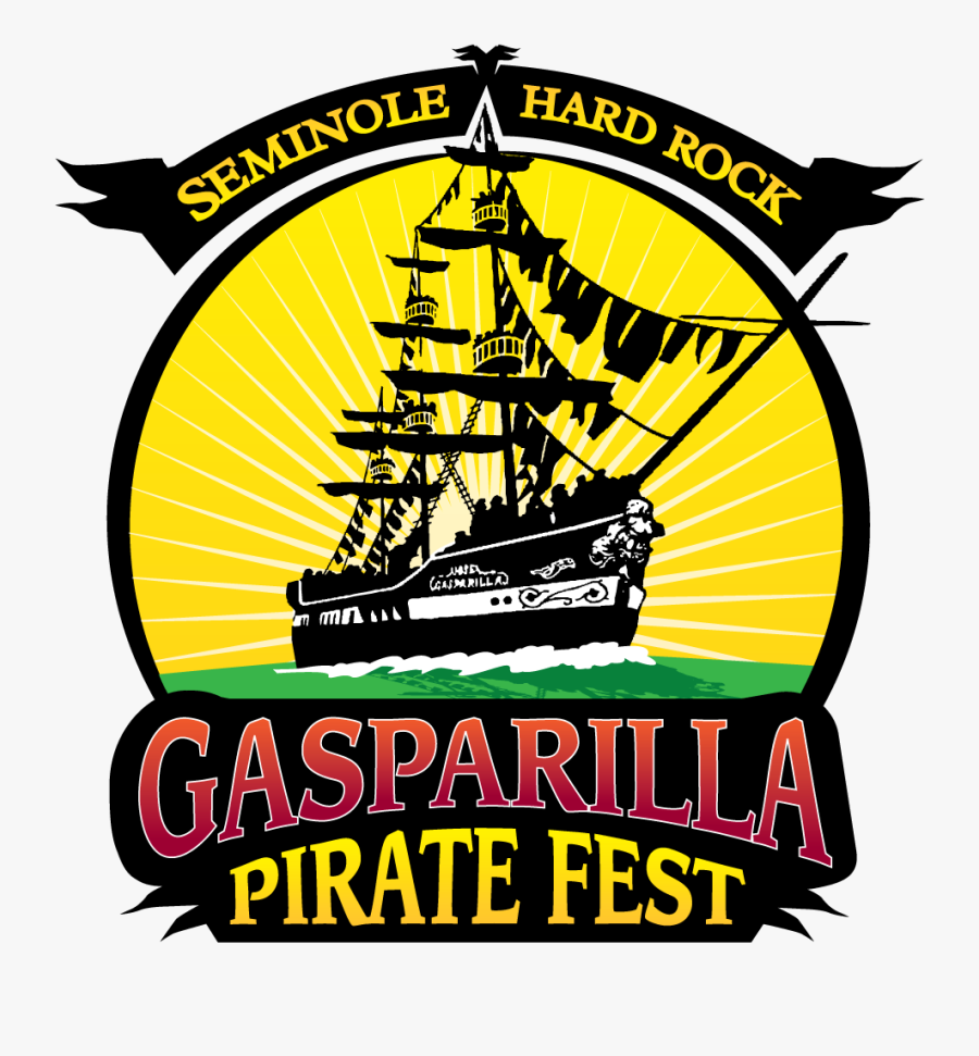 Gasparilla Pirate Festival Logo, Transparent Clipart