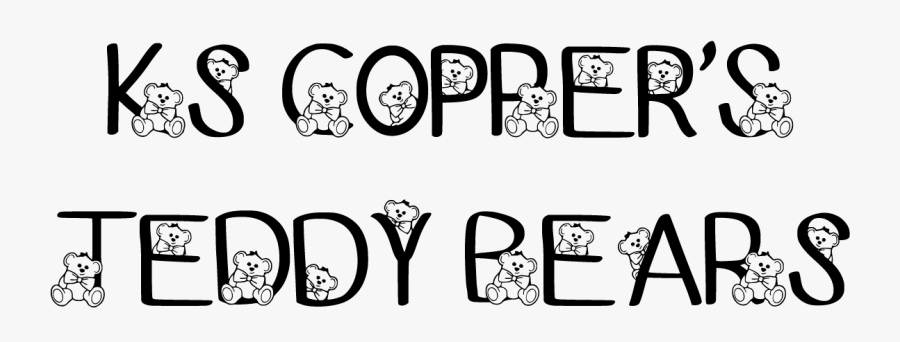 Ks Coppers Teddy Bears Font Moon Dark, Transparent Clipart
