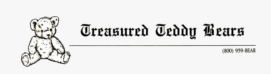 Treasured Teddy Bears - Calligraphy, Transparent Clipart