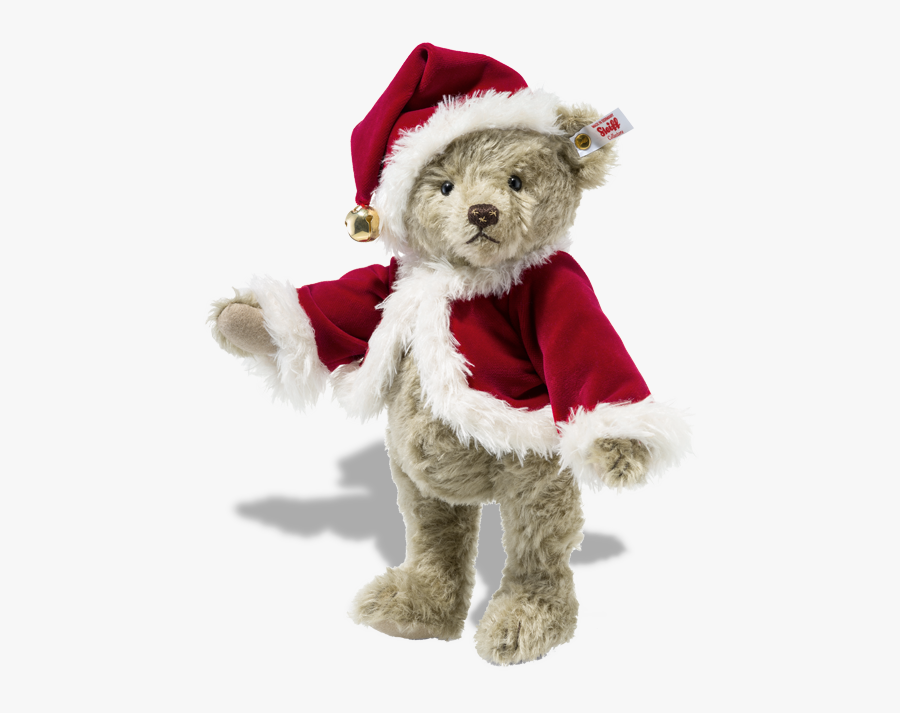 Clip Art Steiff Limited Edition Jingle - Steiff Santa Teddy Bear, Transparent Clipart