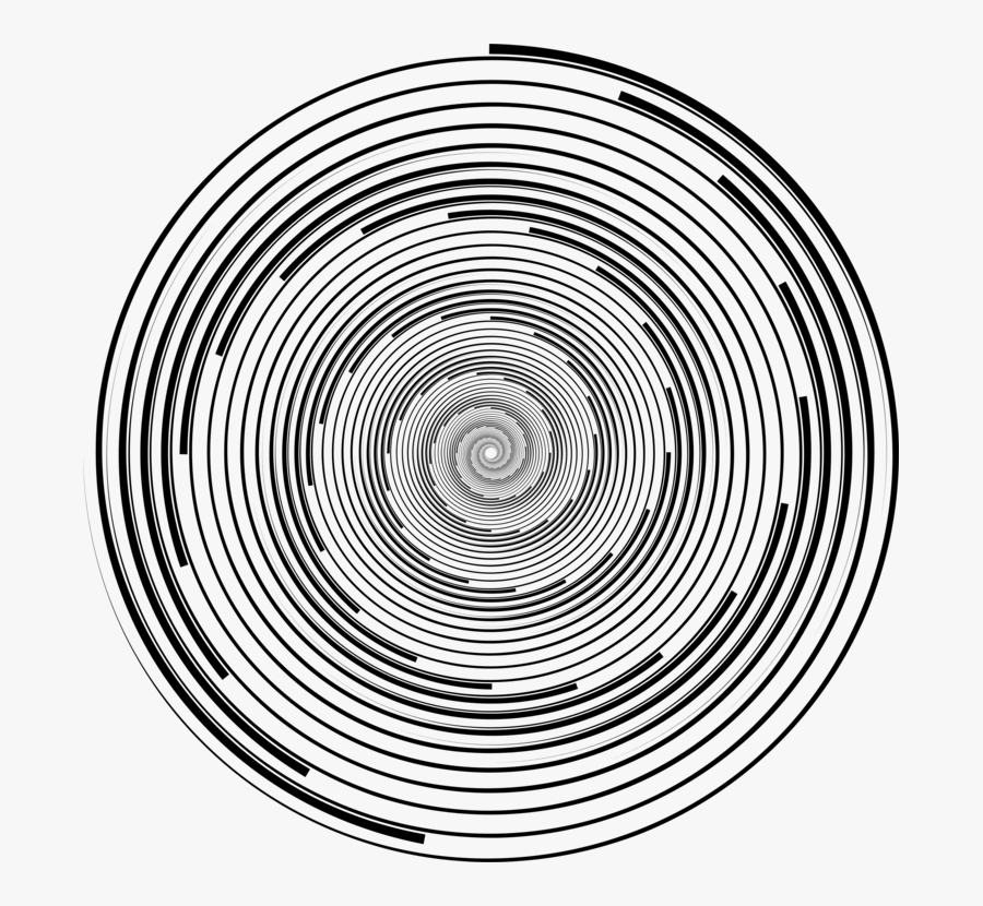 Symmetry,monochrome Photography,spiral - Time Turn, Transparent Clipart