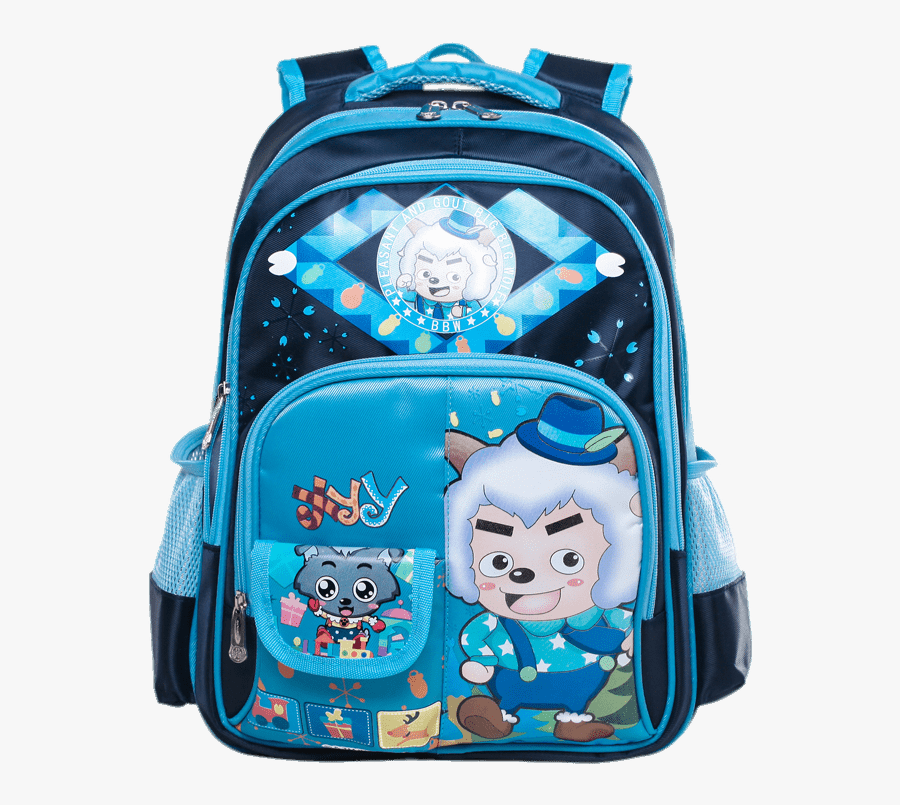 Pleasant Goat And Big Big Wolf Backpack - Laptop Bag, Transparent Clipart