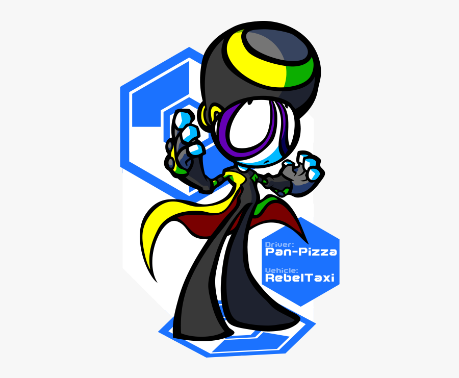 Pan-pizza Uehicle - Pan Pizza Rebel Taxi Art, Transparent Clipart