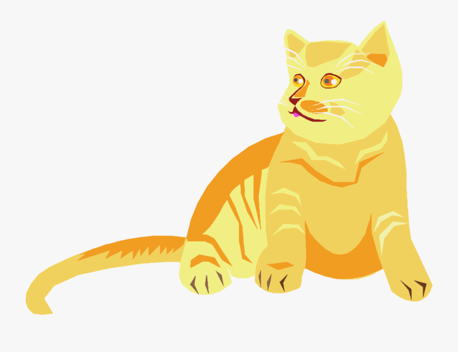 Thumb Image - Cat Yawns, Transparent Clipart