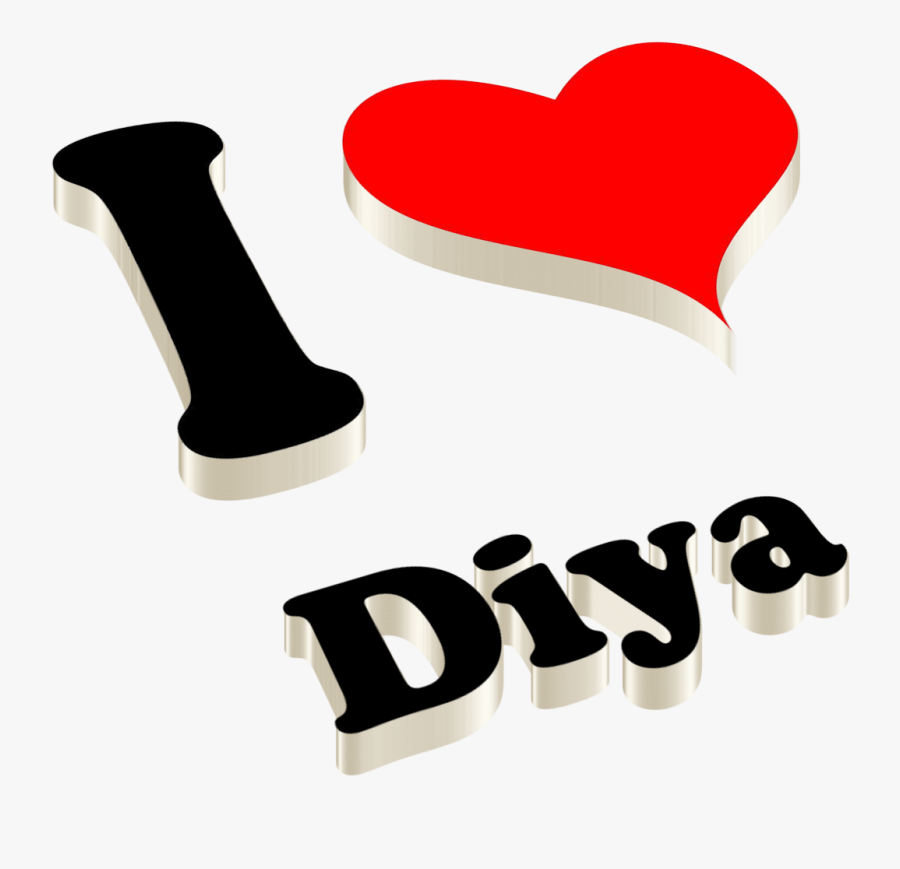 Diya Happy Birthday Name Logo - Resham Name, Transparent Clipart