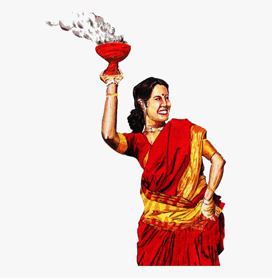 Puja Dhunachi Clip Art - Durga Puja Clipart Png, Transparent Clipart