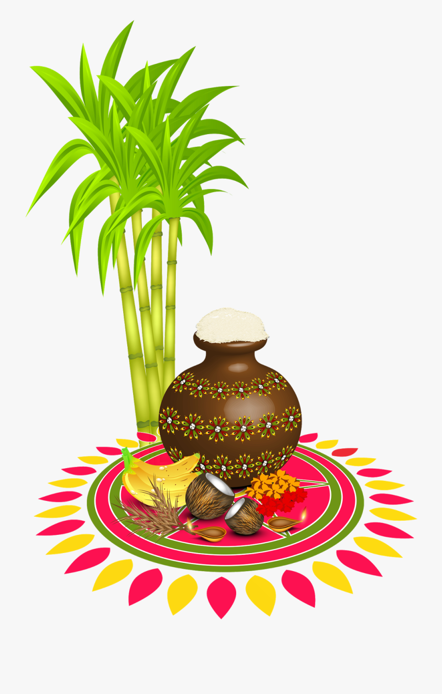 Happy Tamil New Year 2019, Transparent Clipart