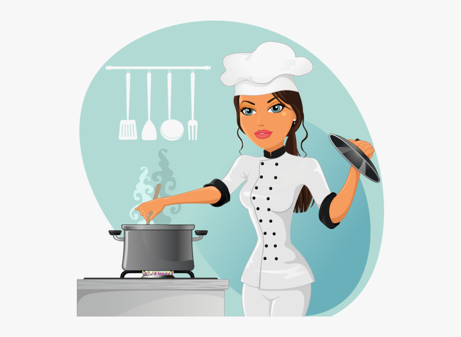 Cookery Programme Clipart , Png Download - Imagenes De Chef En Caricatura Cocinando, Transparent Clipart