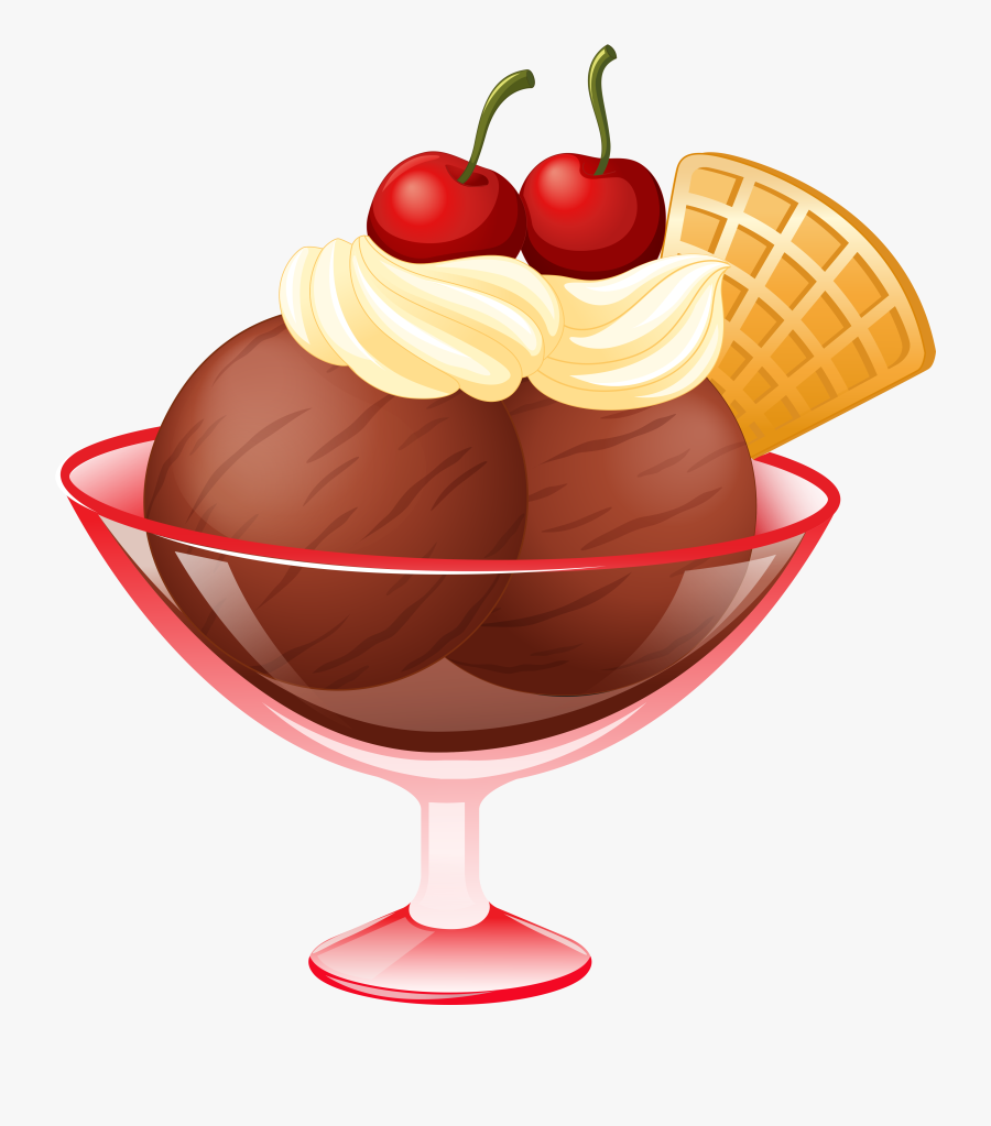 Cup Ice Cream Drawing, Transparent Clipart