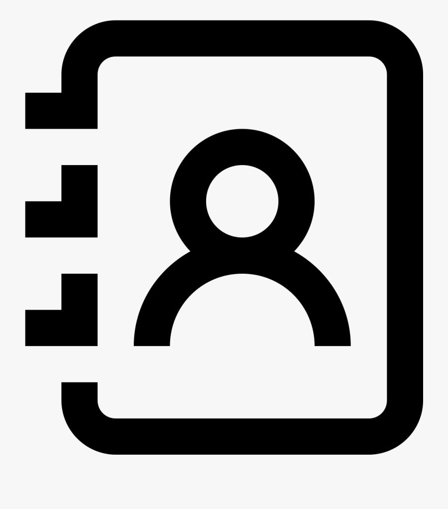 Clip Art Booking Icon - Address Book Icon Png, Transparent Clipart