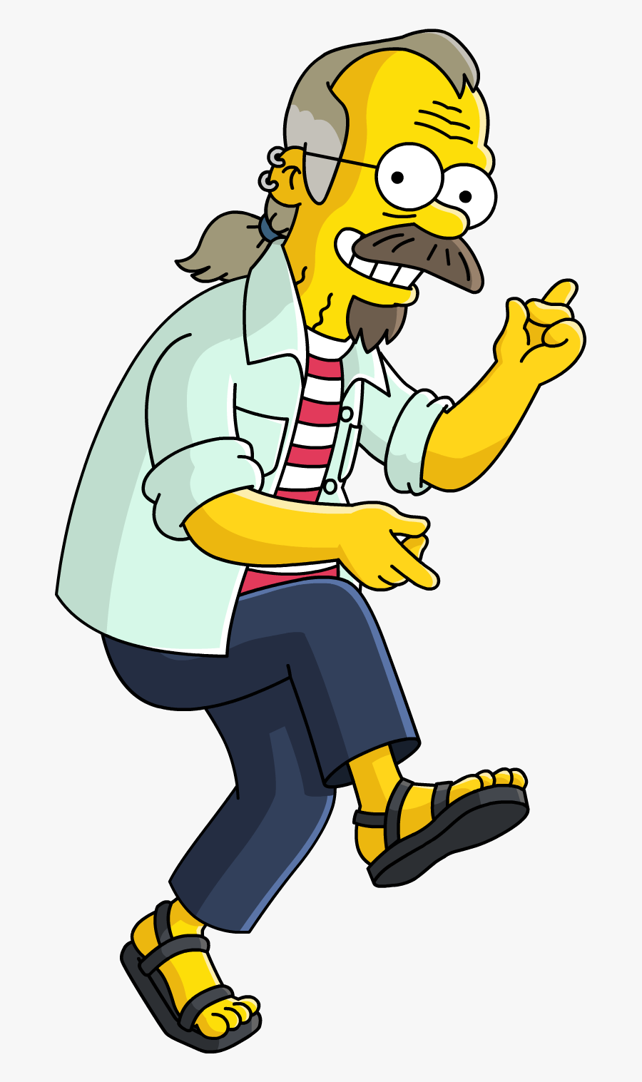 Ned Flanders Dad, Transparent Clipart