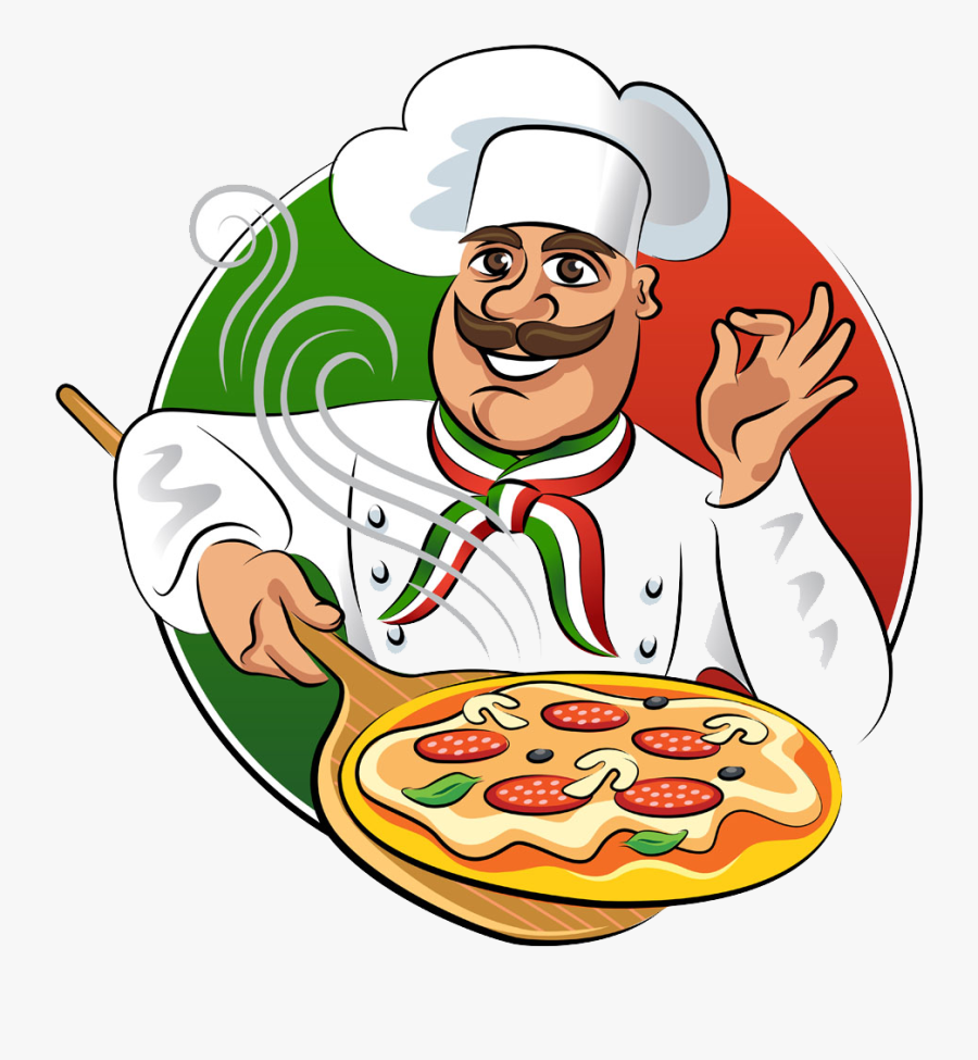 Chef Cooking Food Illustration - Chief Cook Logo Png, Transparent Clipart