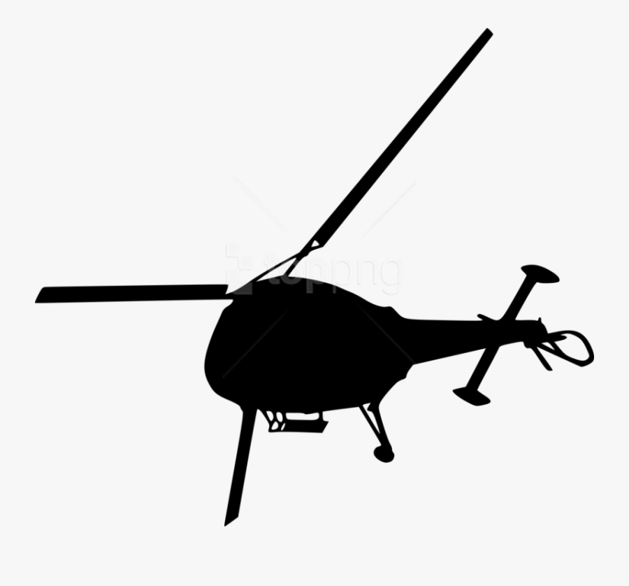 Free Png Helicopter Top View Silhouette Png Images - Top View Helicopter Png, Transparent Clipart