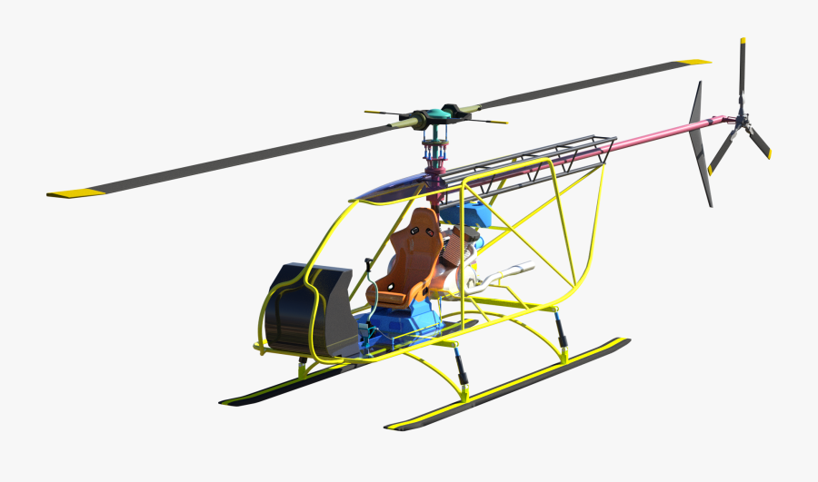 Helicopters Homemade, Transparent Clipart
