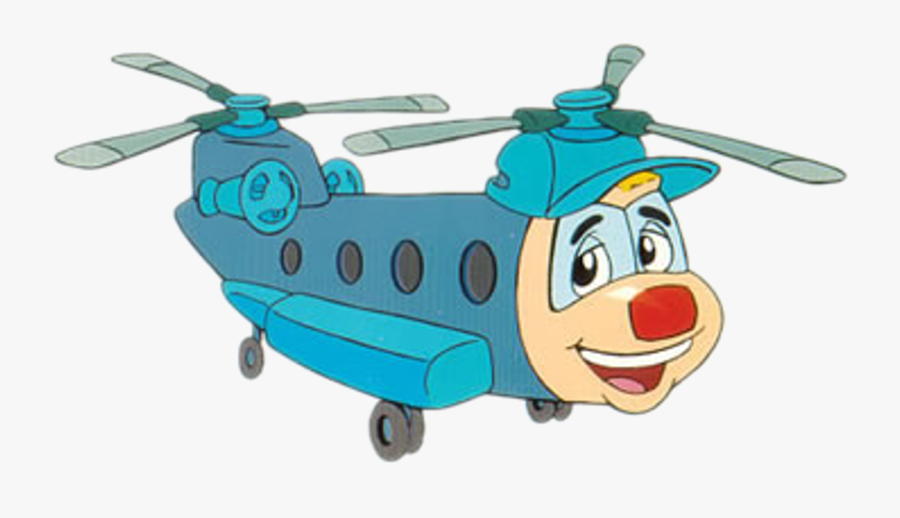 Cartoon Helicopter Png - Budgie The Little Helicopter Chuck, Transparent Clipart