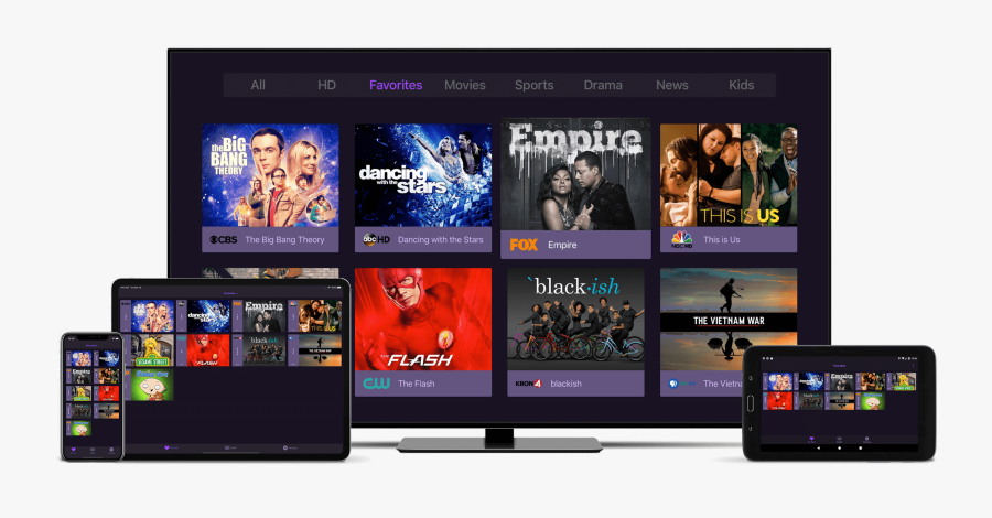 Transparent Watch Tv Png - Live Streaming Devices, Transparent Clipart