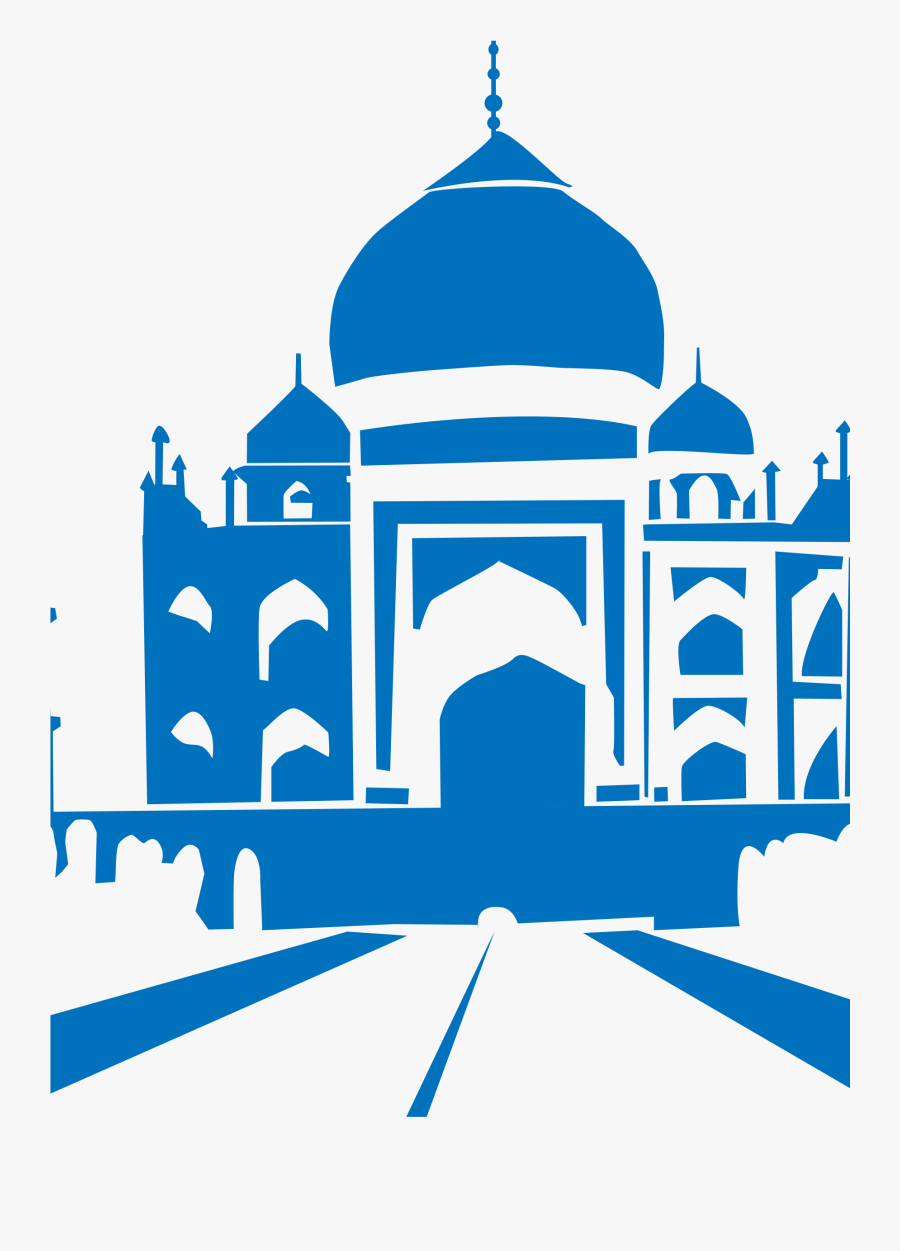 Taj Best India Pinterest - Clip Art Of Taj Mahal, Transparent Clipart