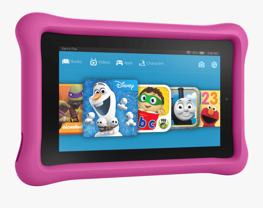 Amazon Fire 7 Kids Edition - Amazon Fire 7 Kids Tablet, Transparent Clipart