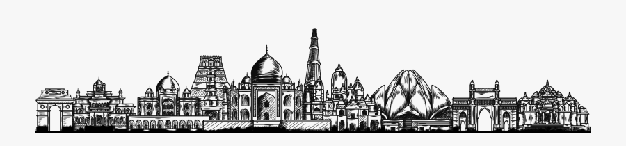 Delhi Footer, Transparent Clipart