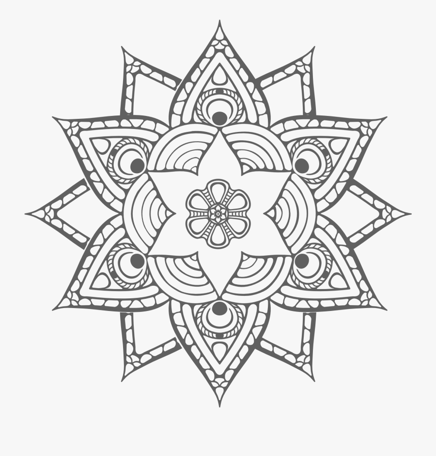 Oriental Design - Laser Cut Clock Designs, Transparent Clipart