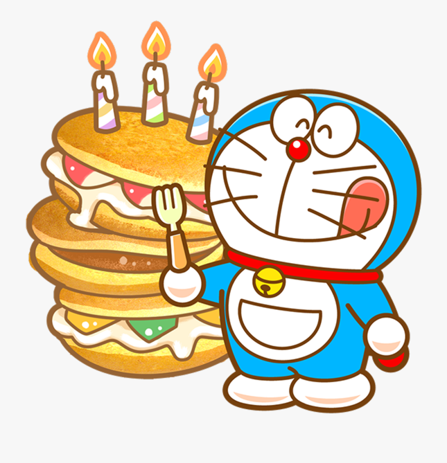 Doraemon Happy Birthday, Transparent Clipart