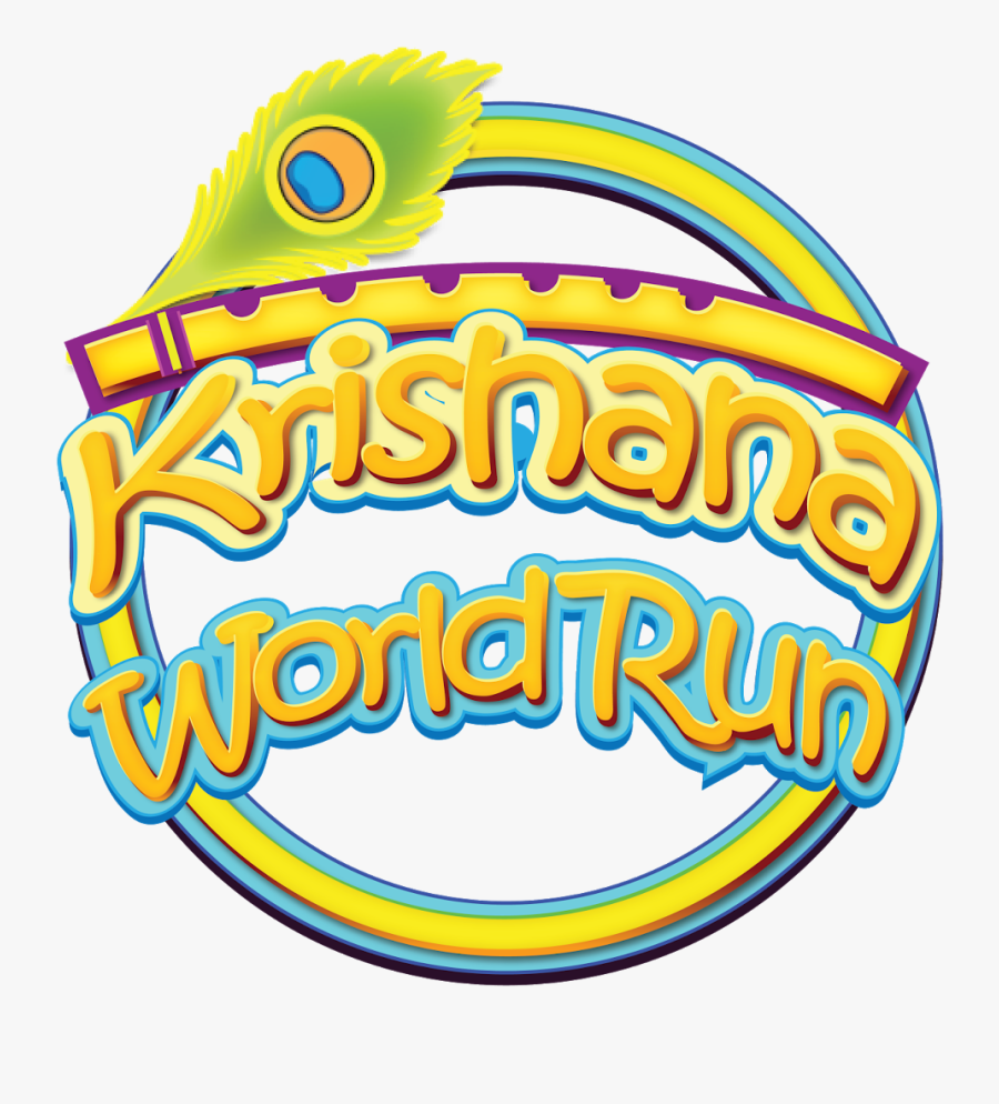 Krishna World Logo, Transparent Clipart