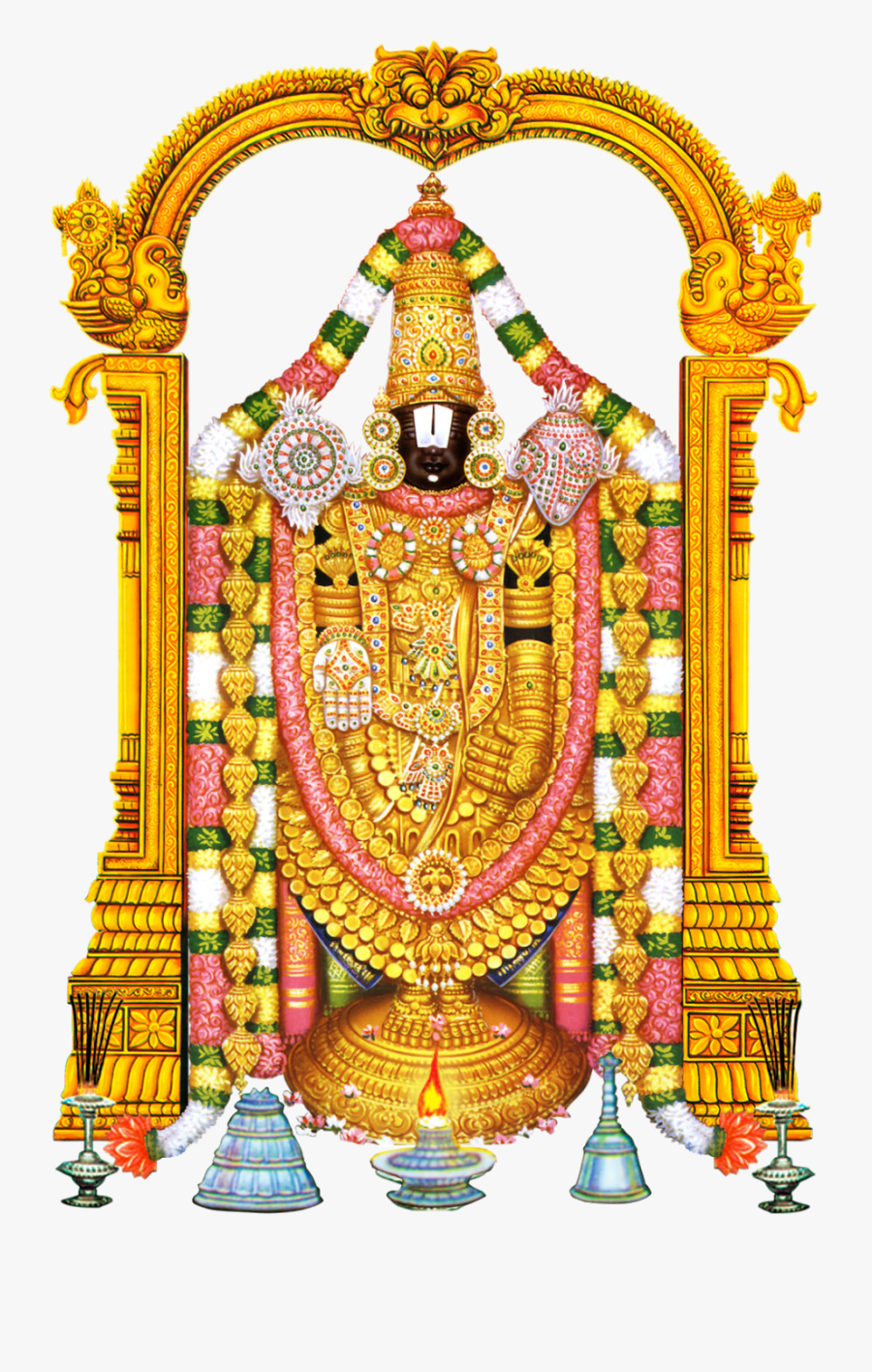 Venkateswara Swamy Images Png, Transparent Clipart