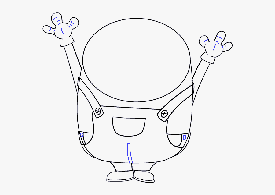 Durga Drawing Step By - Draw A Minion Bob, Transparent Clipart