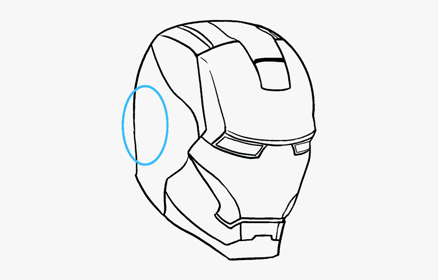 How To Draw Iron Man In A Few Easy Steps Easy Drawing - Iron Man Simple