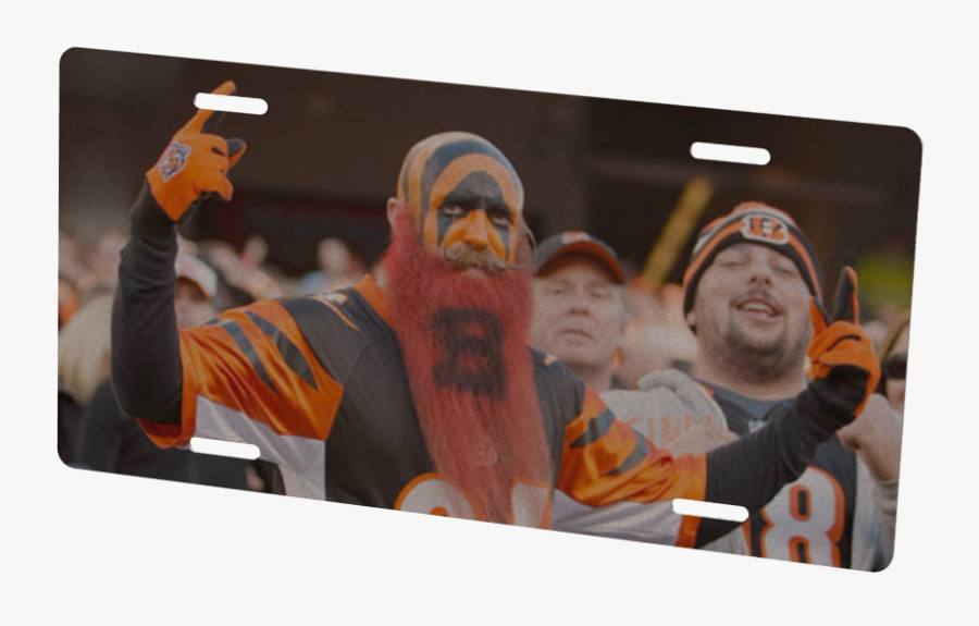 Cincinnati Bengals Custom Metal Photo - Biggest Bengals Fan, Transparent Clipart