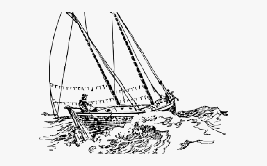 Yacht Clipart Wave Boat - Boat On Waves Clipart, Transparent Clipart