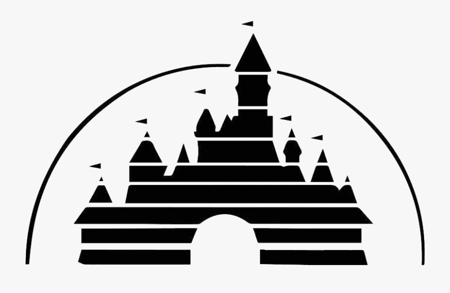 Transparent Worship Silhouette Png - Disney Blue Castle Logo, Transparent Clipart