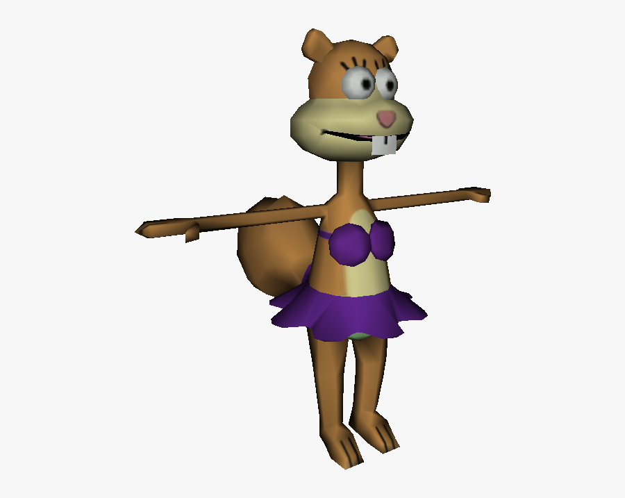 Employee Clipart Model Employee - Spongebob Squarepants Employee Of The Month Sandy Cheeks, Transparent Clipart