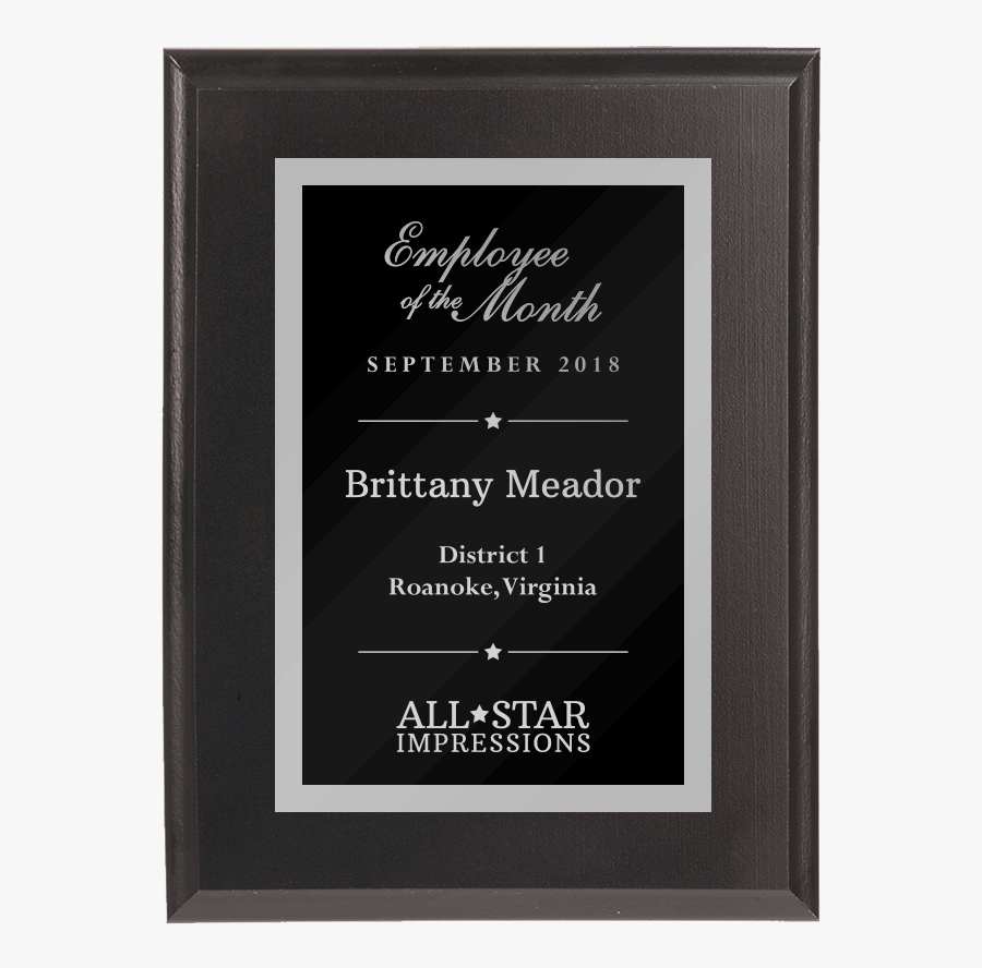 Clip Art Designer Plaque All Star - Picture Frame, Transparent Clipart