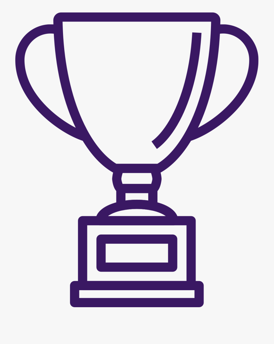3squared Benefit - Transparent Background Trophy Icon, Transparent Clipart