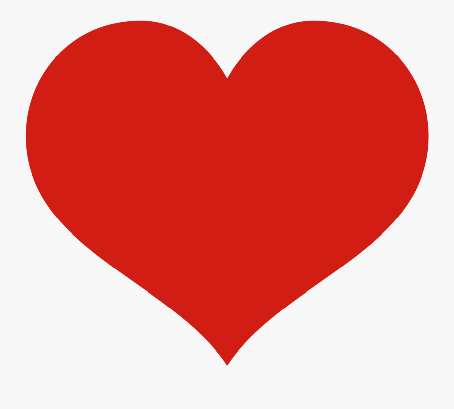 Heart, Png Red - Heart Emoji White Background, Transparent Clipart
