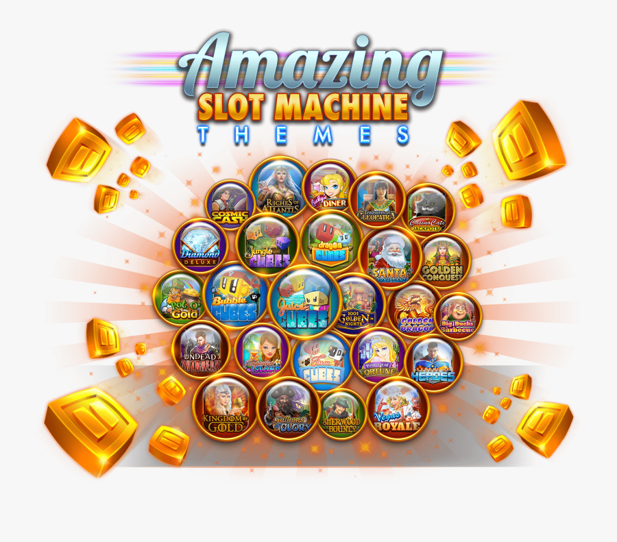 Classic Slots Machine, Transparent Clipart