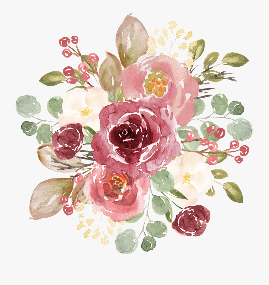 Drawn Red Rose Aesthetic - Rose Gold Floral Png , Free Transparent ...