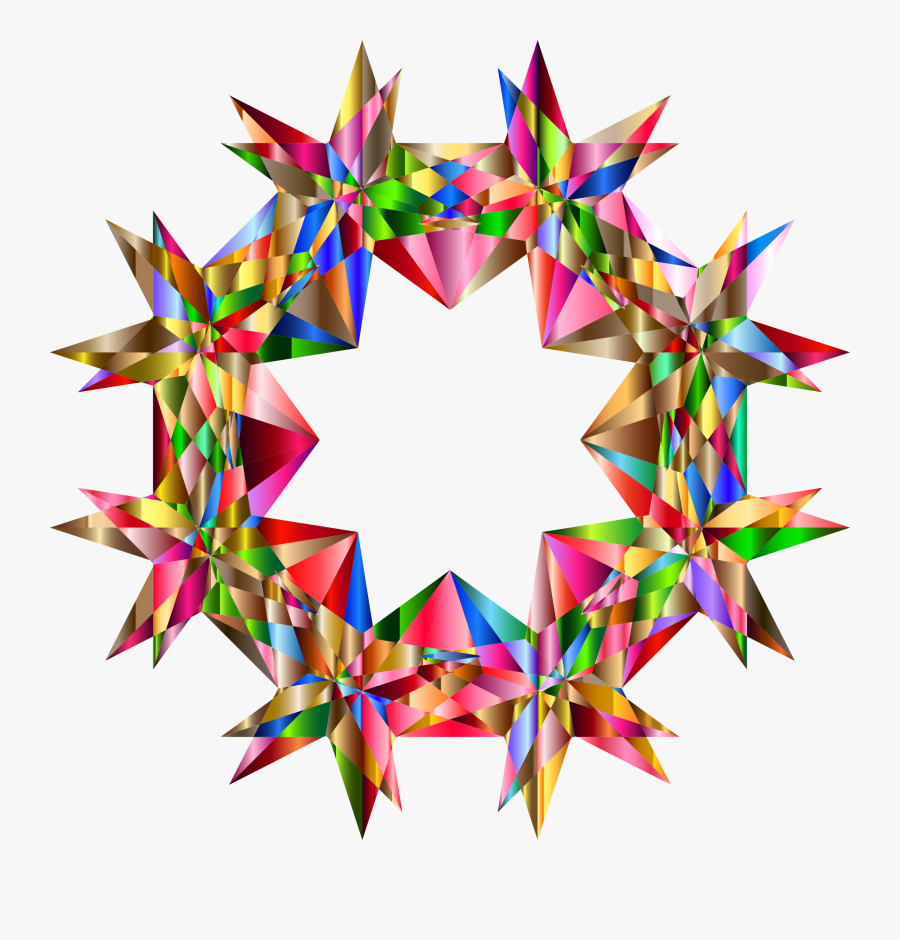 Vector Library Stock 7 Clipart 7 Star - Art Paper, Transparent Clipart