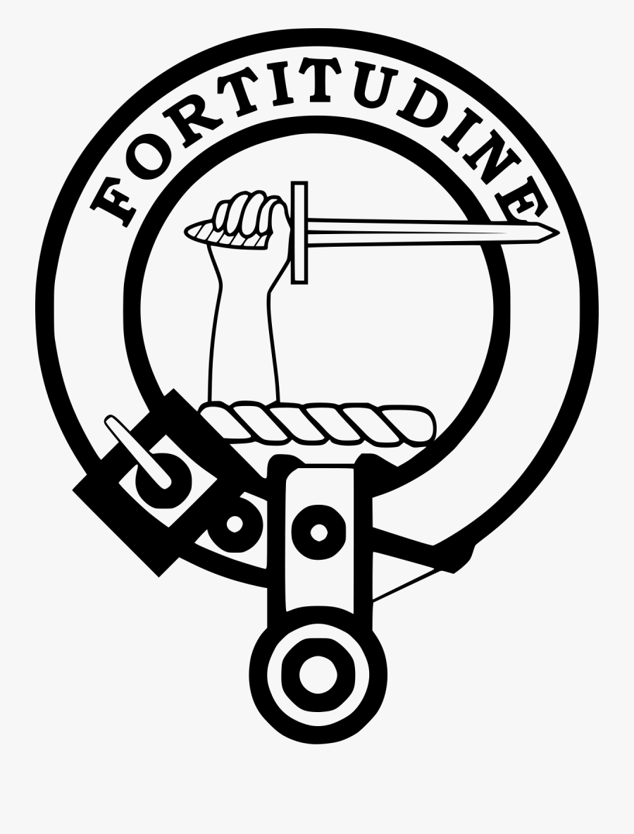 Macrae Clan Crest, Transparent Clipart