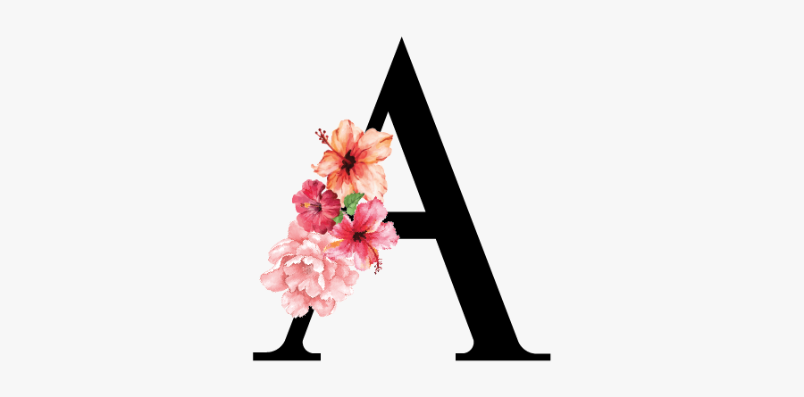 Initial Flower, Transparent Clipart