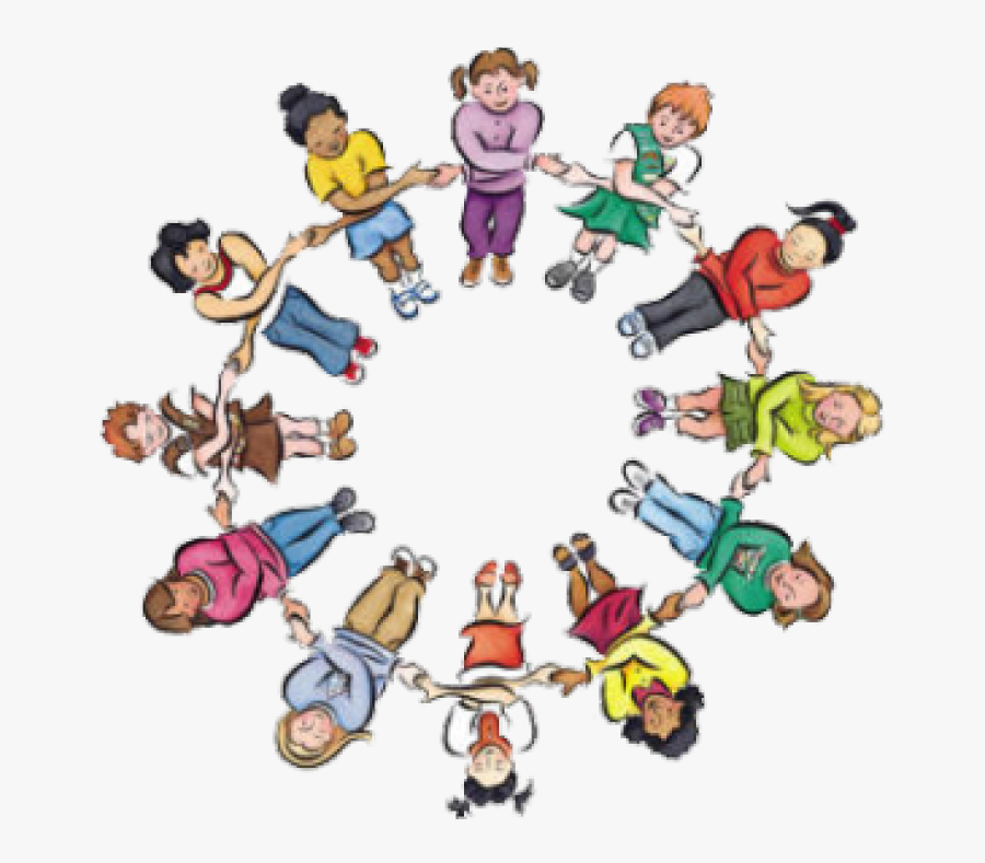 Students In A Circle, Transparent Clipart