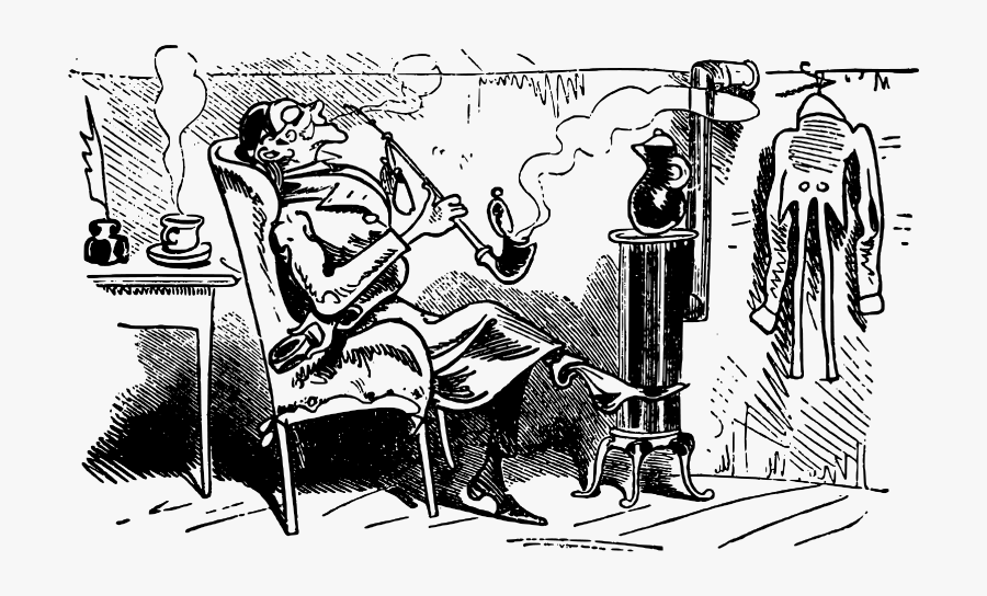 Max Und Moritz - Older Men Smoking Pipes, Transparent Clipart