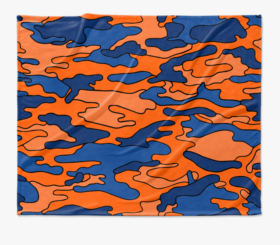 Colored Camo Blanket, Transparent Clipart
