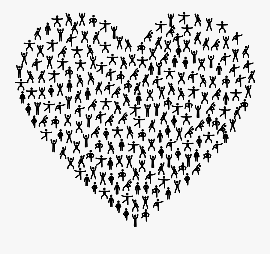 Love Fitness Clip Arts - Music Notes In A Heart Png, Transparent Clipart