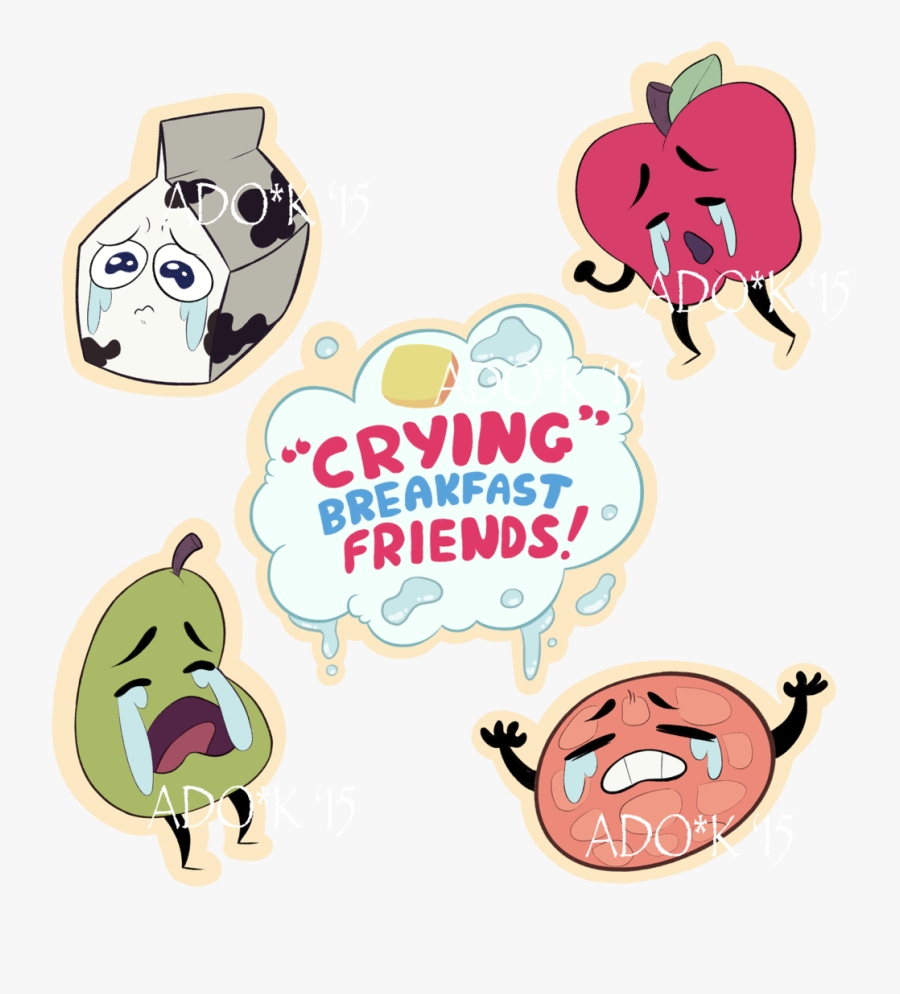 Breakfast Clipart Friend - Steven Universe Crying Breakfast Png, Transparent Clipart