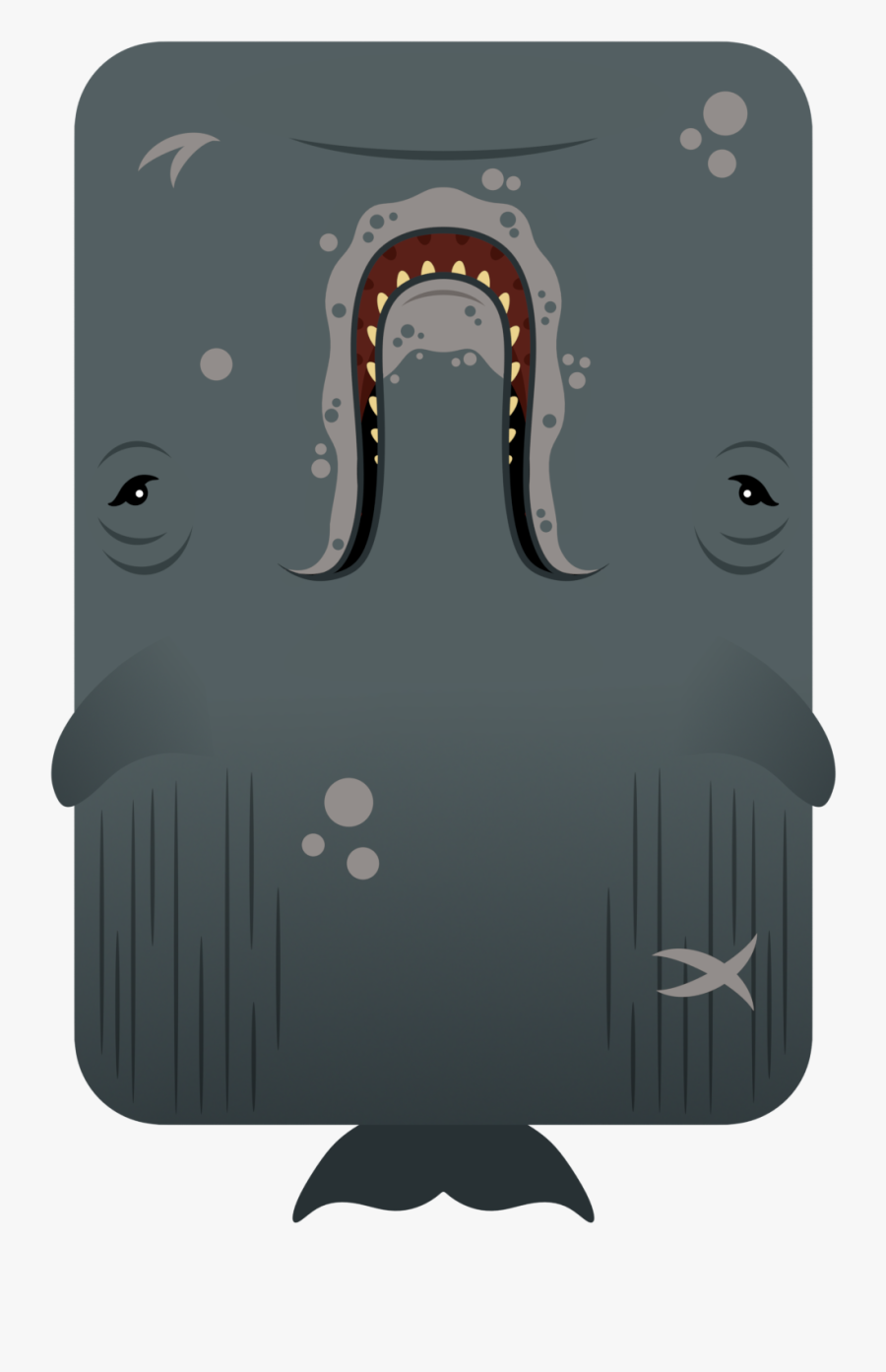 Sperm Whale Illustration Png, Transparent Clipart