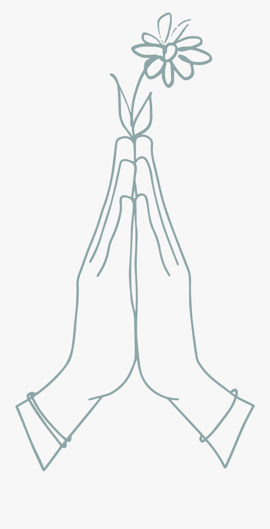 Icon Praying Hands Dream, Transparent Clipart