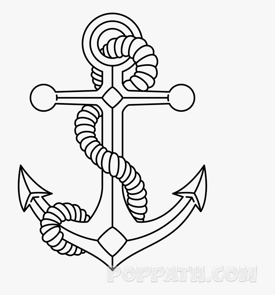 At Getdrawings Com Free - Anchor With Rope Drawing , Free Transparent ...